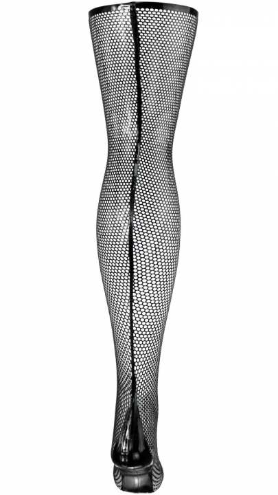 latex-stockings-black-circle-pattern-laser-cutted-exclusive-handmade-by-rubbertech-clothing.com